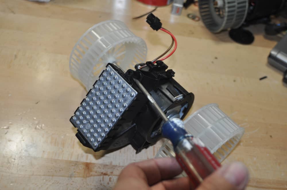 blower motor replacement regulator installation