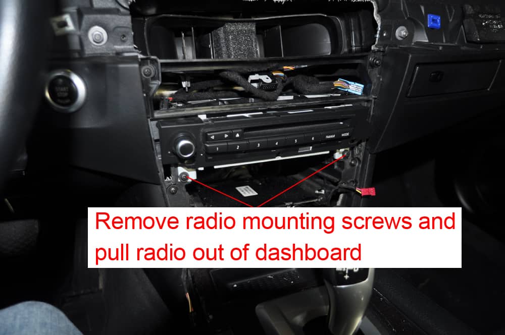 blower motor replacement remove radio