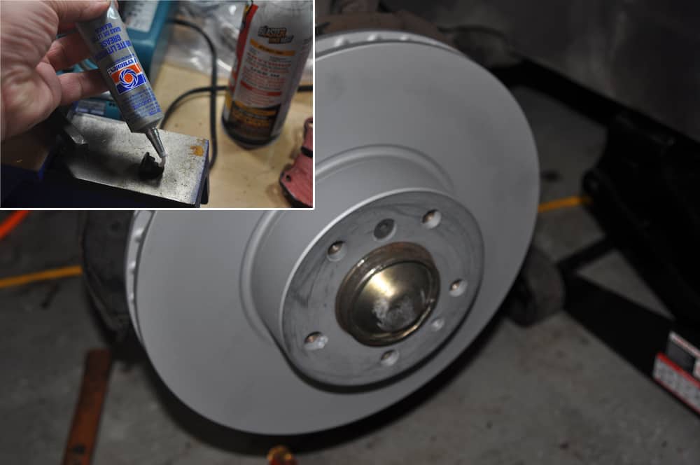 Install new rotor set screw
