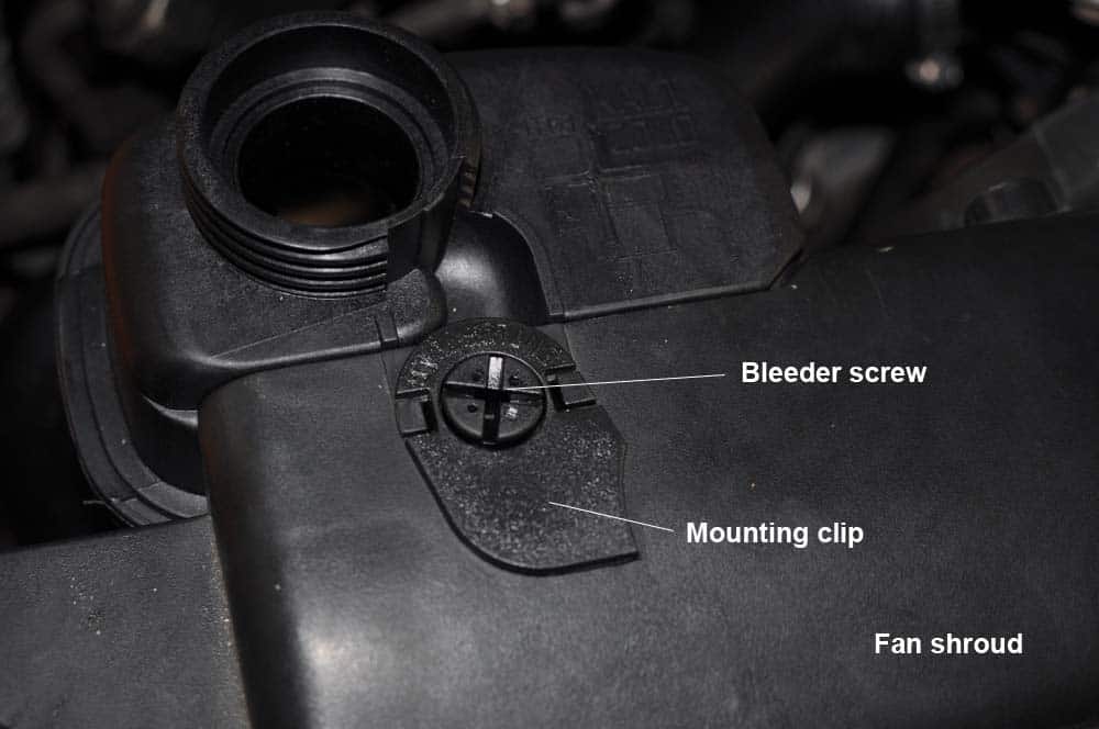 New bleeder screw 