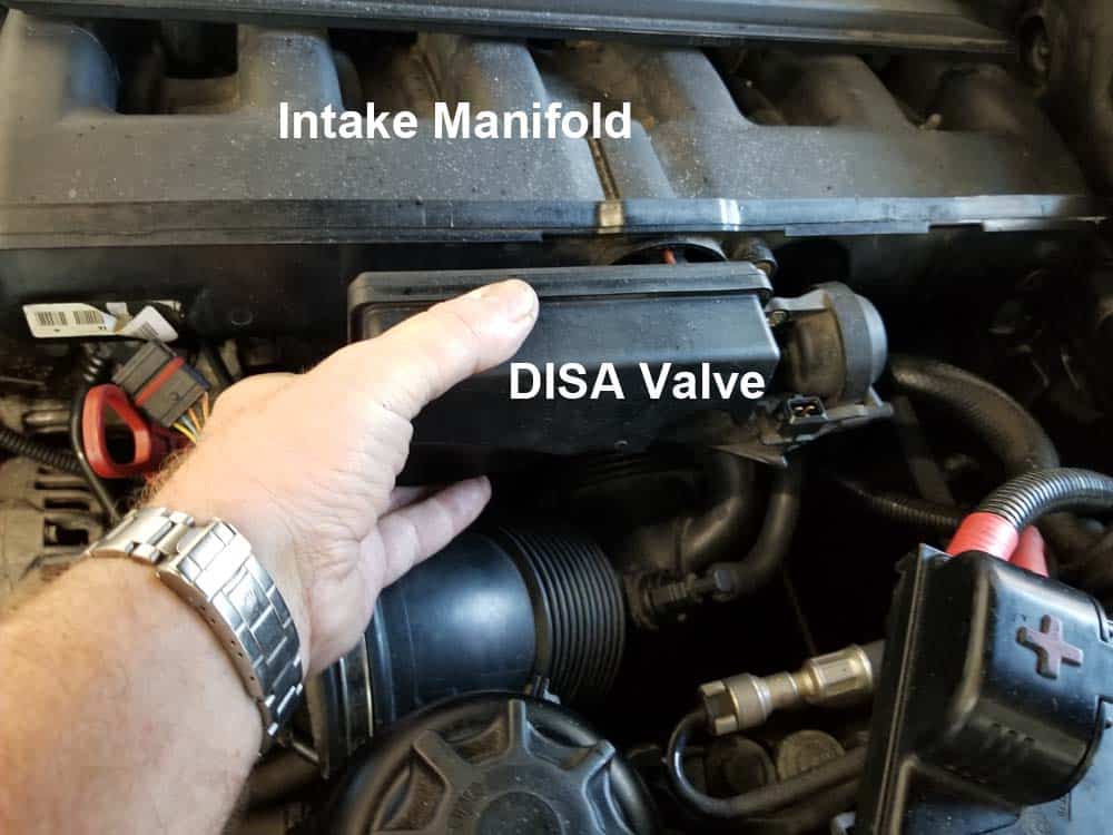 BMW E60 rough idle repair - remove DISA valve