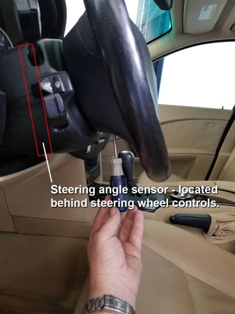 bmw e60 steering angle sensor repair