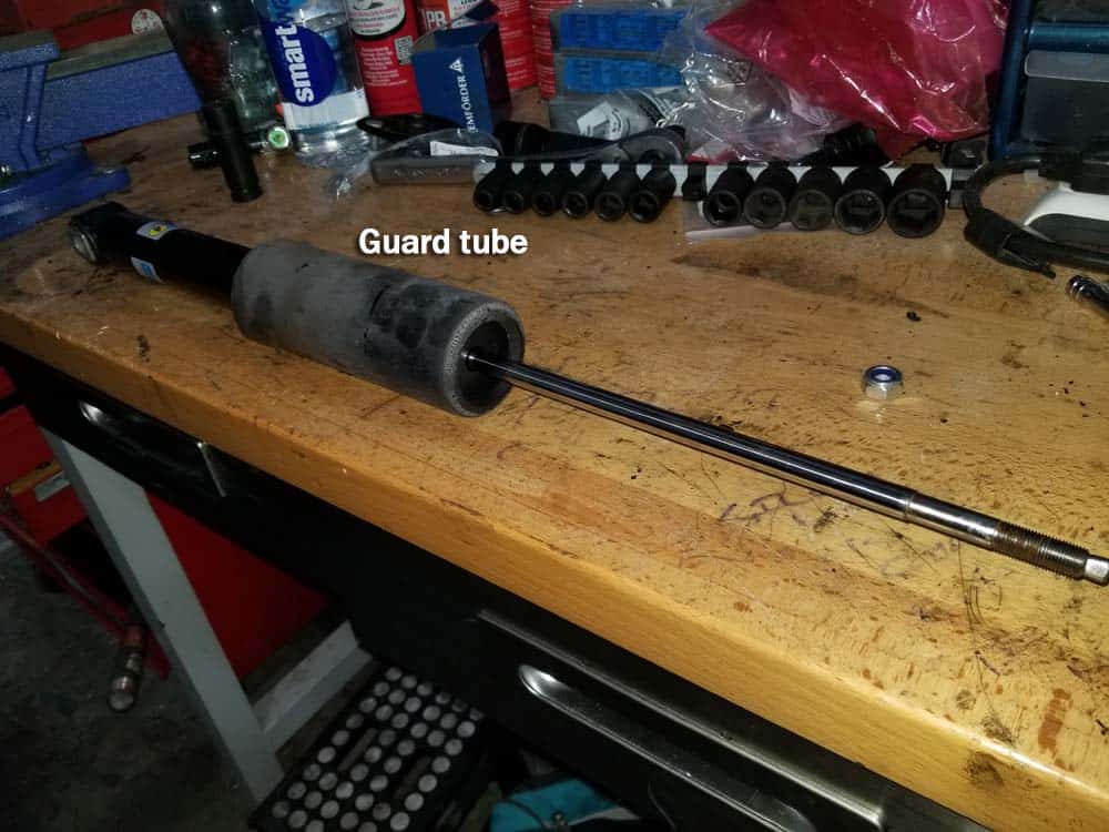 Install the new guard tubes