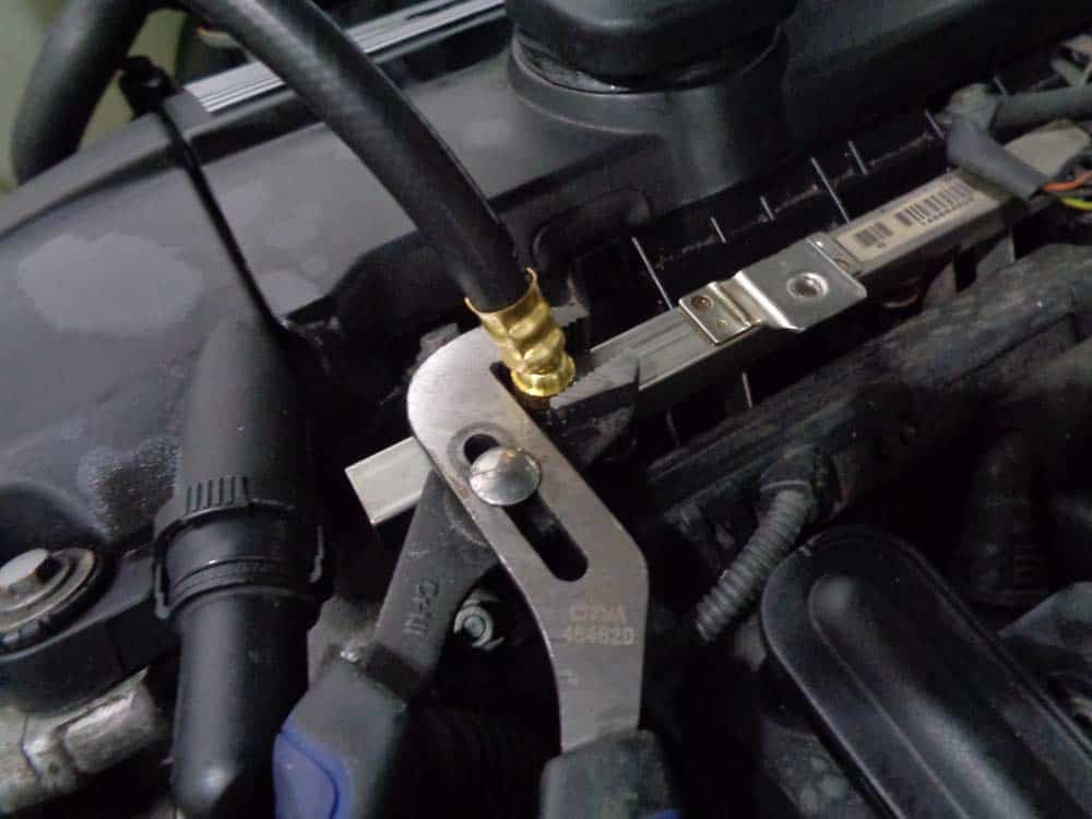 Use a pair of slip joint pliers to tighten the connection 