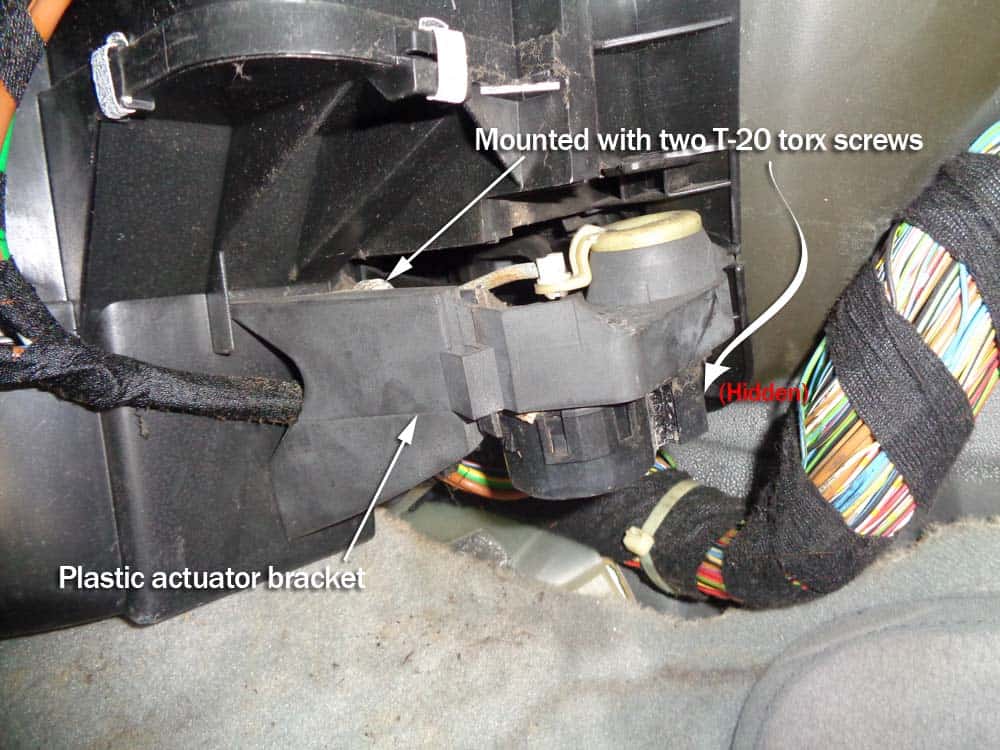 Remove the actuator bracket
