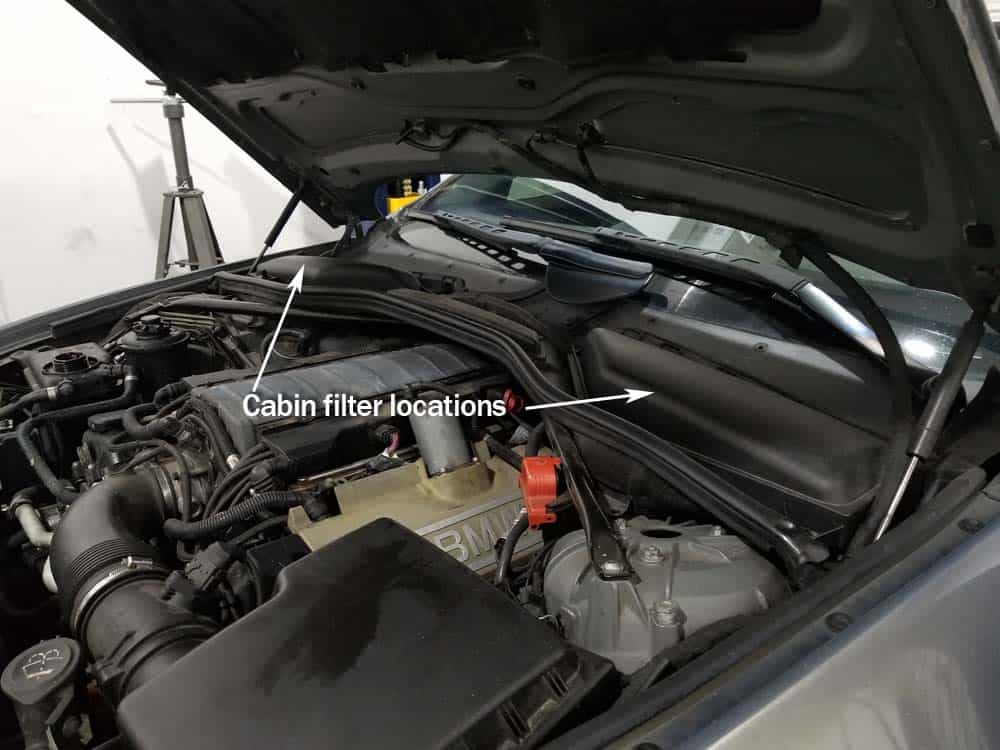 bmw n52 intake manifold removal - - remove cabin filters