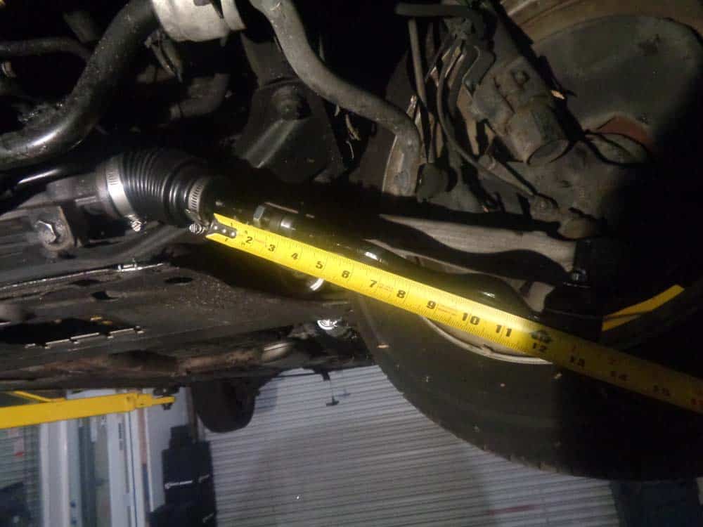 Install the outer tie rod into the inner tie rod.