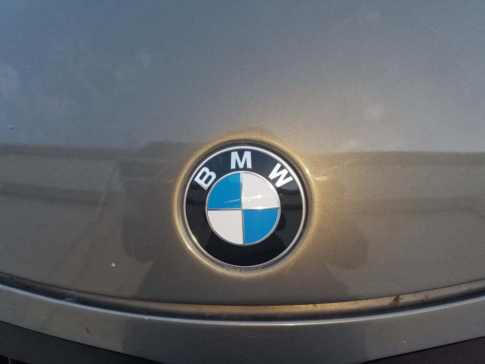 BMW 645ci emblem replacement - a finished hood emblem