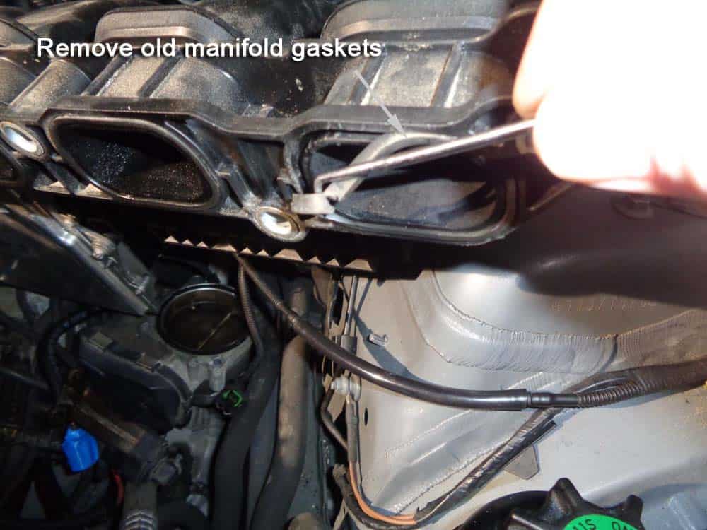 bmw high pressure fuel pump - Remove the old intake manifold gaskets