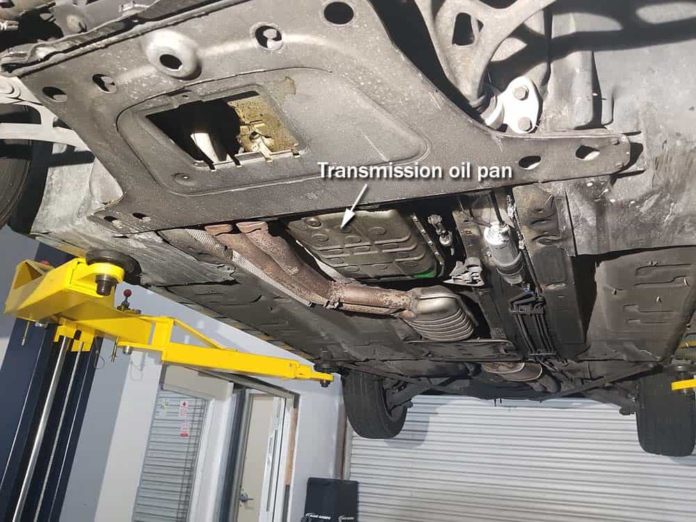 BMW 5HP19 solenoid replacement - Locate the transmission oil pan