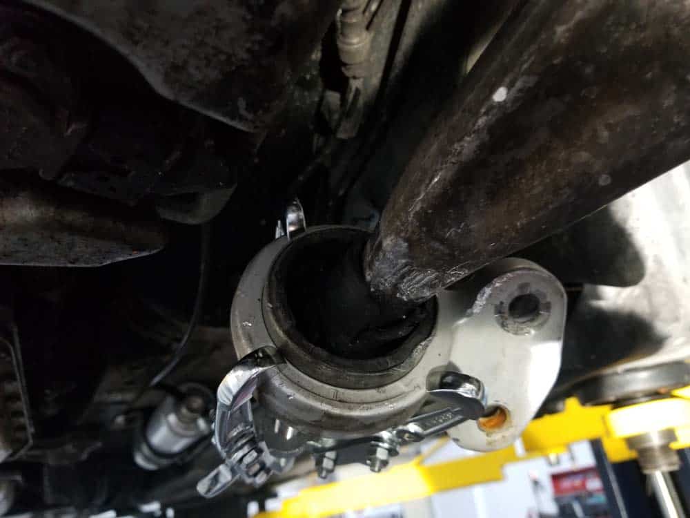 e46 control arm bushing - Pulling the bushing off of the control arm