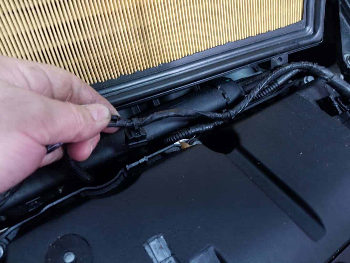 MINI r56 valve cover gasket replacement - remove wiring harness