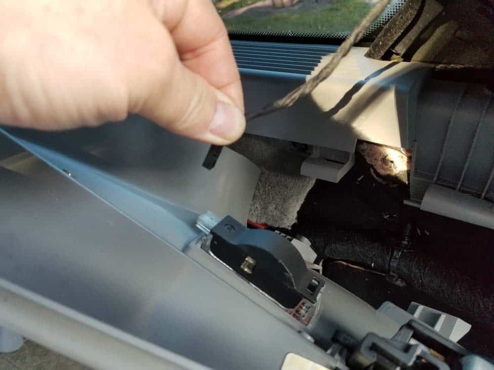 disconnect the electrical connector from D pillar