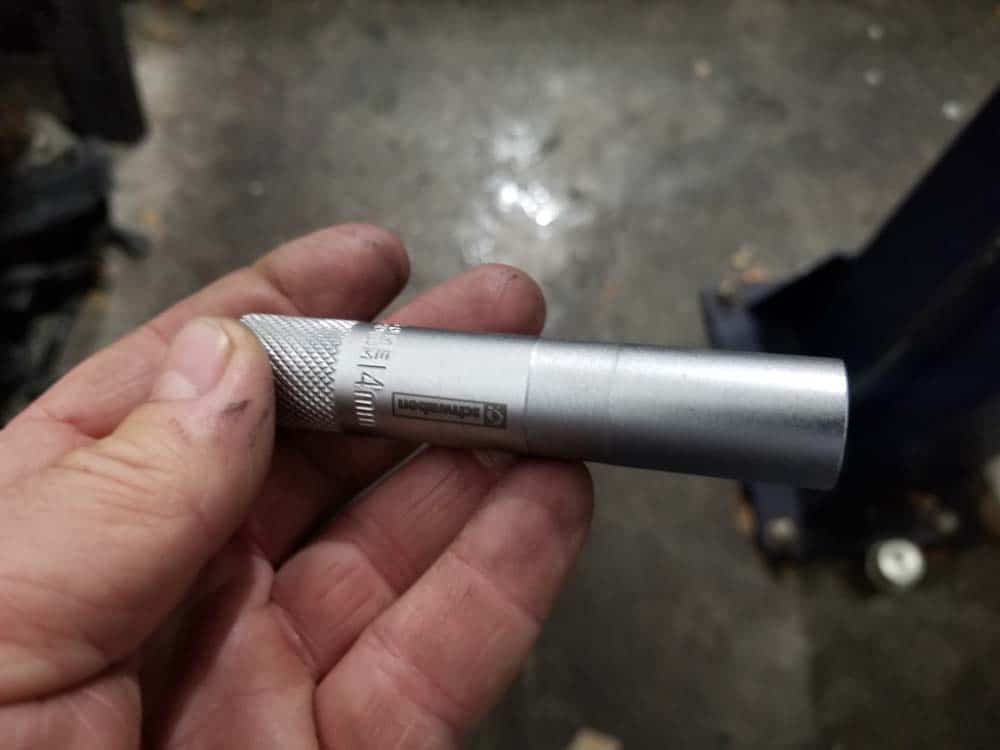14mm thin walled spark plug socket