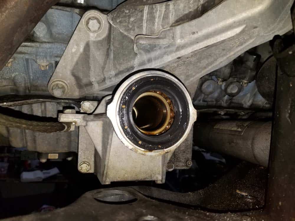 A fresh seal successfully installed into the differential.