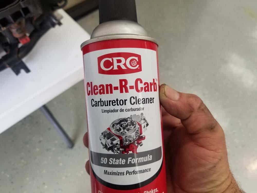 CRC Clean-R-Carb - use it to clean the intake manifold ports