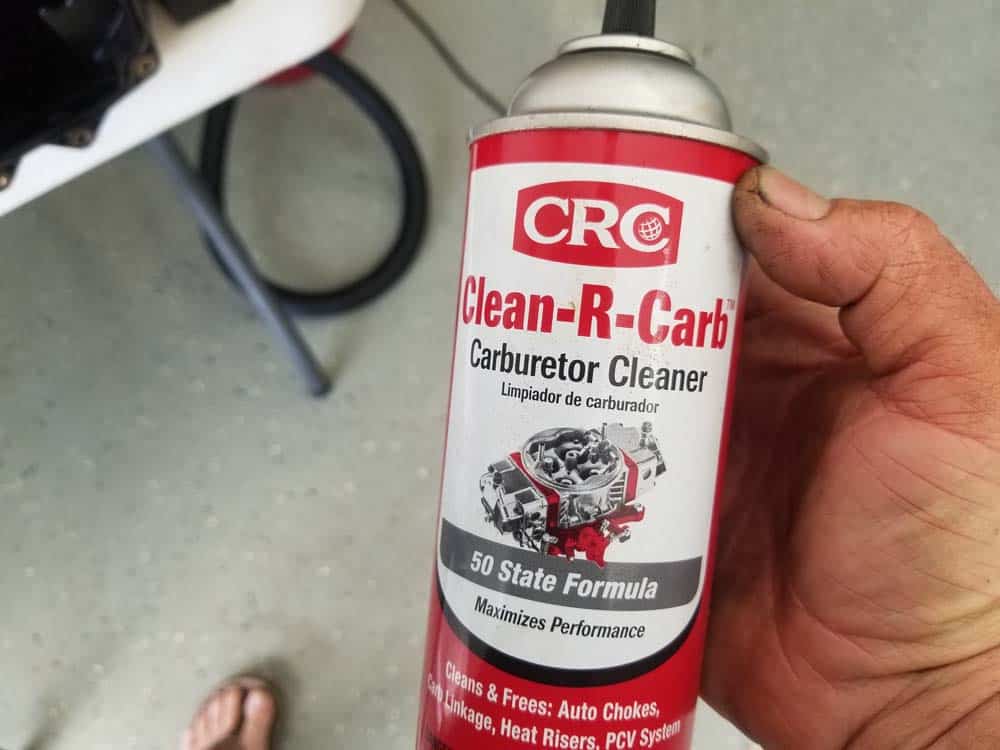CRC Clean-R-Carb. An excellent product for cleaning your intake manifold.