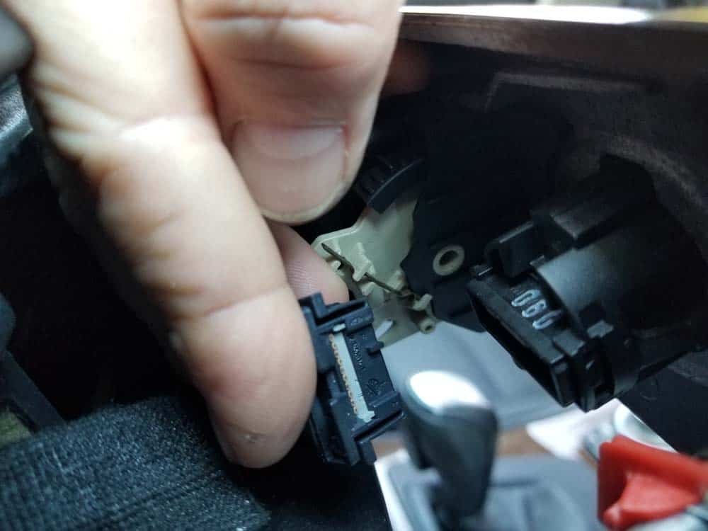 Unplug the back of the start/stop switch