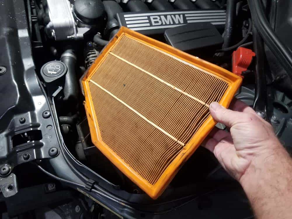 Remove the air filter element