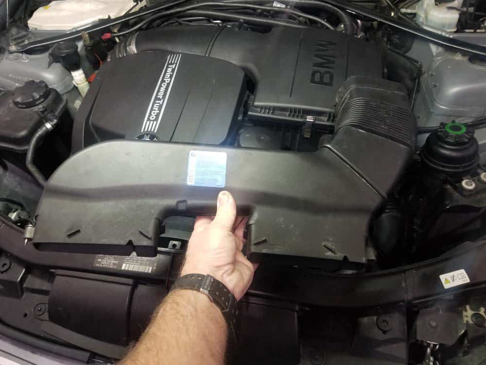bmw n55 starter replacement - Remove the intact duct from the vehicle
