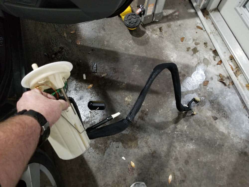 Remove the fuel pump from the vehicle