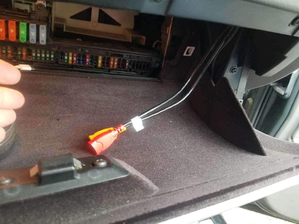 Leave the USB cables in the glove box for easy access.