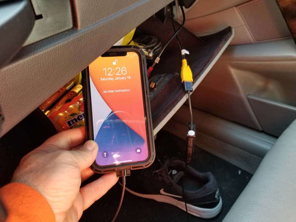 bmw e60 idrive upgrade - Connecting an iPhone 12 to our new Android iDrive screen