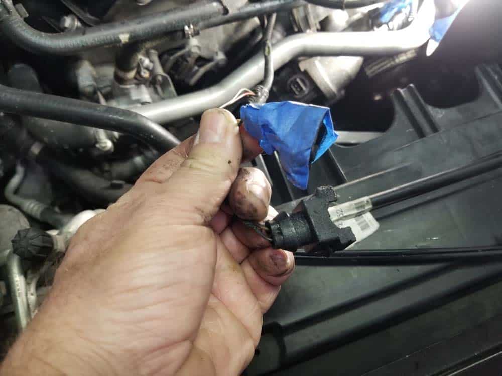 bmw n62 intake manifold gasket replacement - The solenoid control valve plugs.