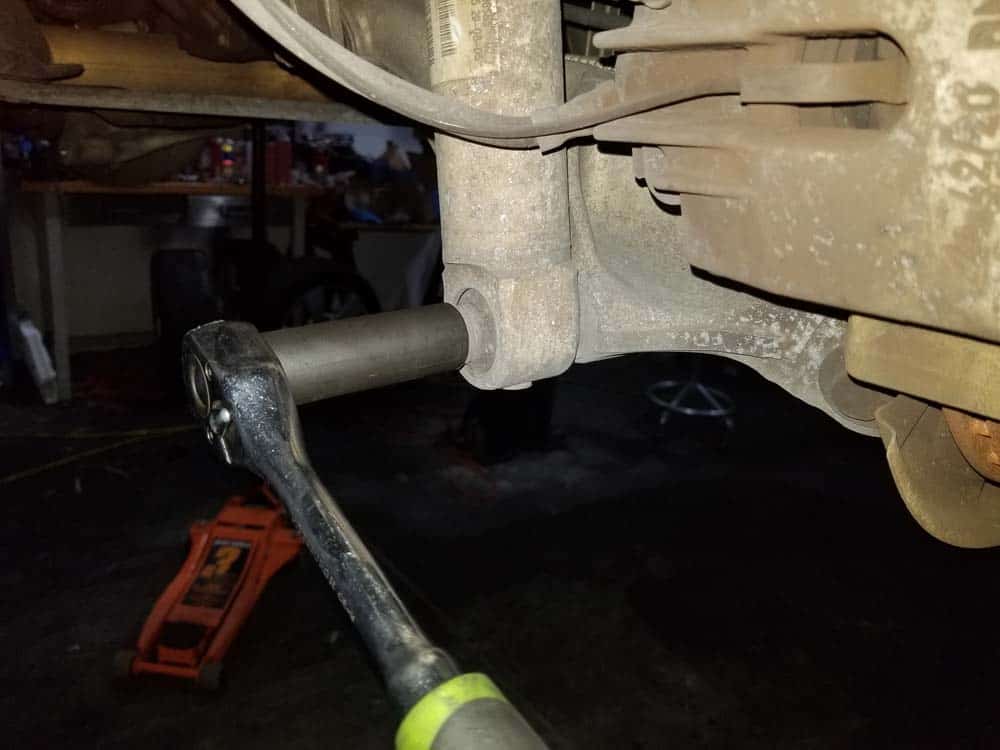 bmw e61 rear shock replacement - Remove the lower mounting bolt